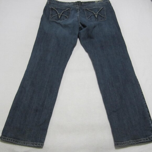 Kut From The Kloth Jeans Women's 16 (38x30) Blue Boot Cut Denim Dark Wash - Picture 13 of 16
